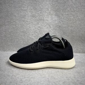 Allbirds Shoes Womens Size 7 Wool Runners WR Black White Low Top Comfort Sneaker
